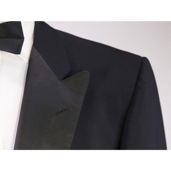 Rogers Peet Tuxedo Vintage New York Black 1-Btn Formal Blazer Jacket 42L - Picture 4 of 8